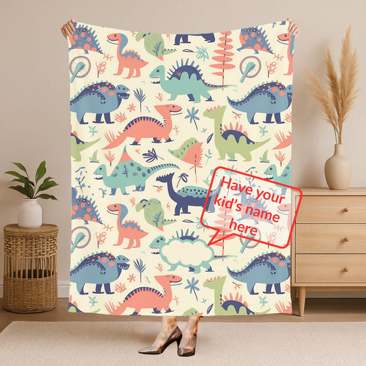 Custom Blanket | Dinosaur 3