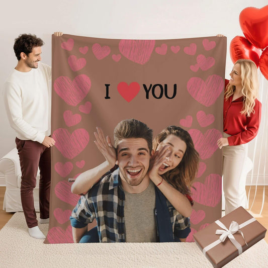 I Love You | Personalized Gift | Custom Blanket 1