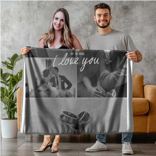 I Love You | Personalized Gift | Custom Blanket 19