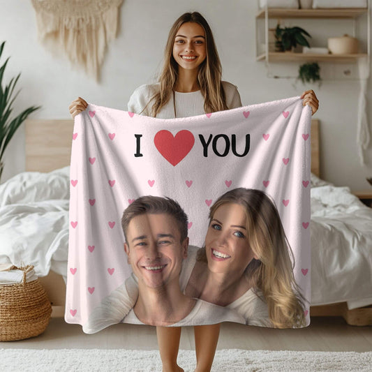 I Love You | Personalized Gift | Custom Blanket 2
