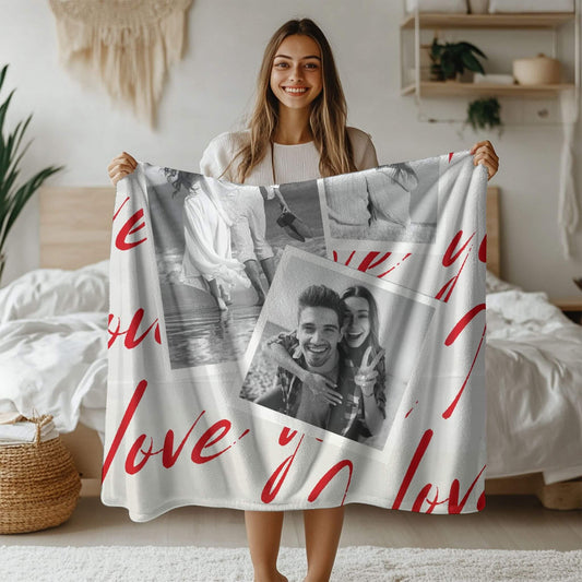 I Love You | Personalized Gift | Custom Blanket 20