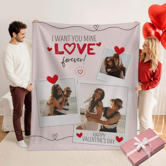 I Love You | Personalized Gift | Custom Blanket 4