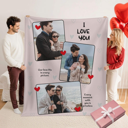 I Love You | Personalized Gift | Custom Blanket 5