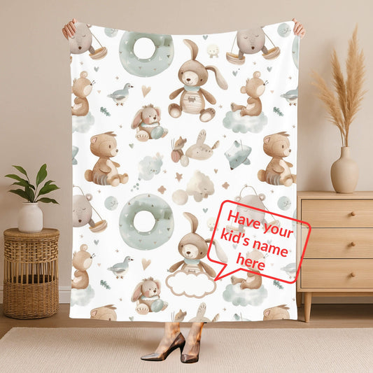 Custom Blanket | Teddy Bear 1