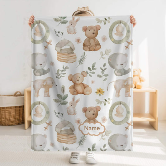 Custom Blanket | Teddy Bear 9