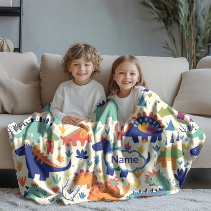 Custom Blanket | Dinosaur 2
