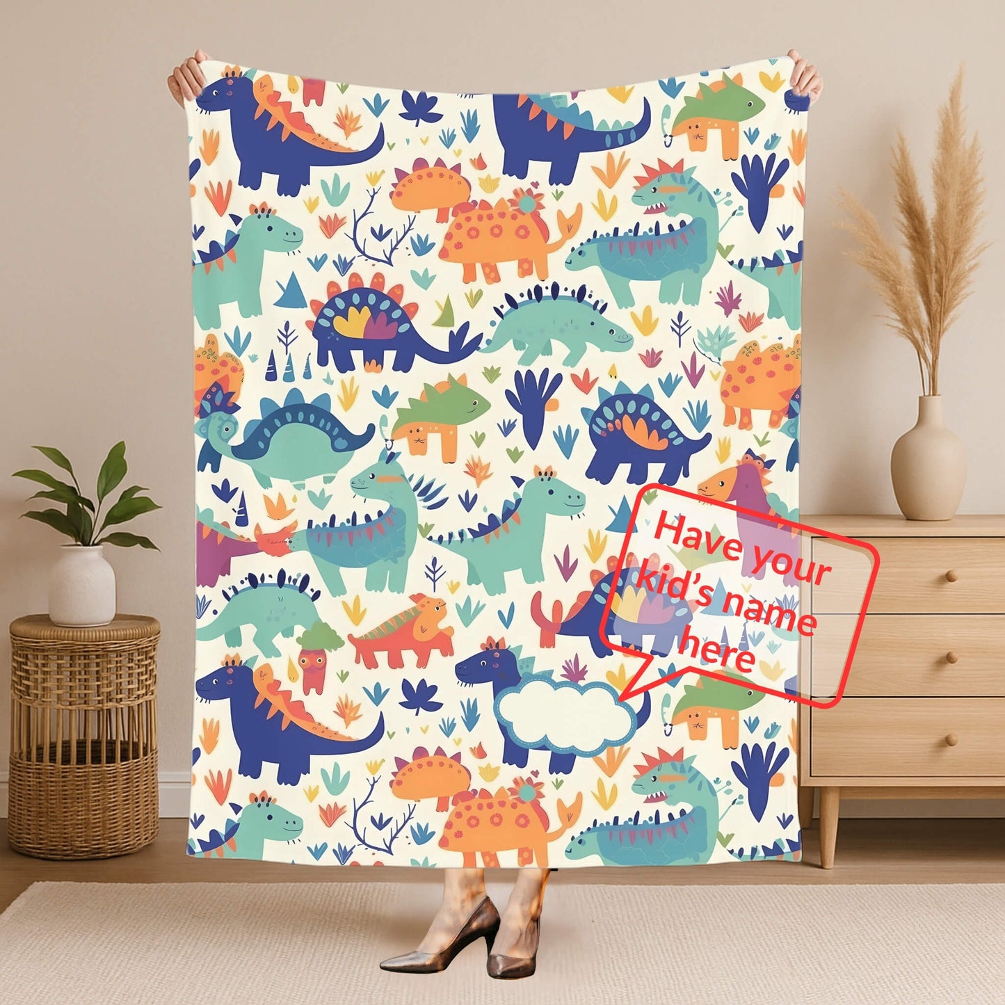 Custom Blanket | Dinosaur 2