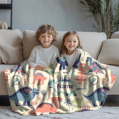 Custom Blanket | Dinosaur 3
