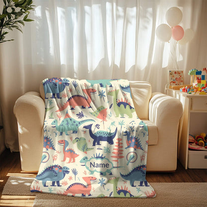 Custom Blanket | Dinosaur 3