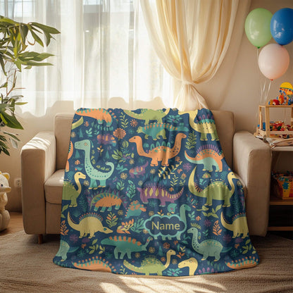 Custom Blanket | Dinosaur 4