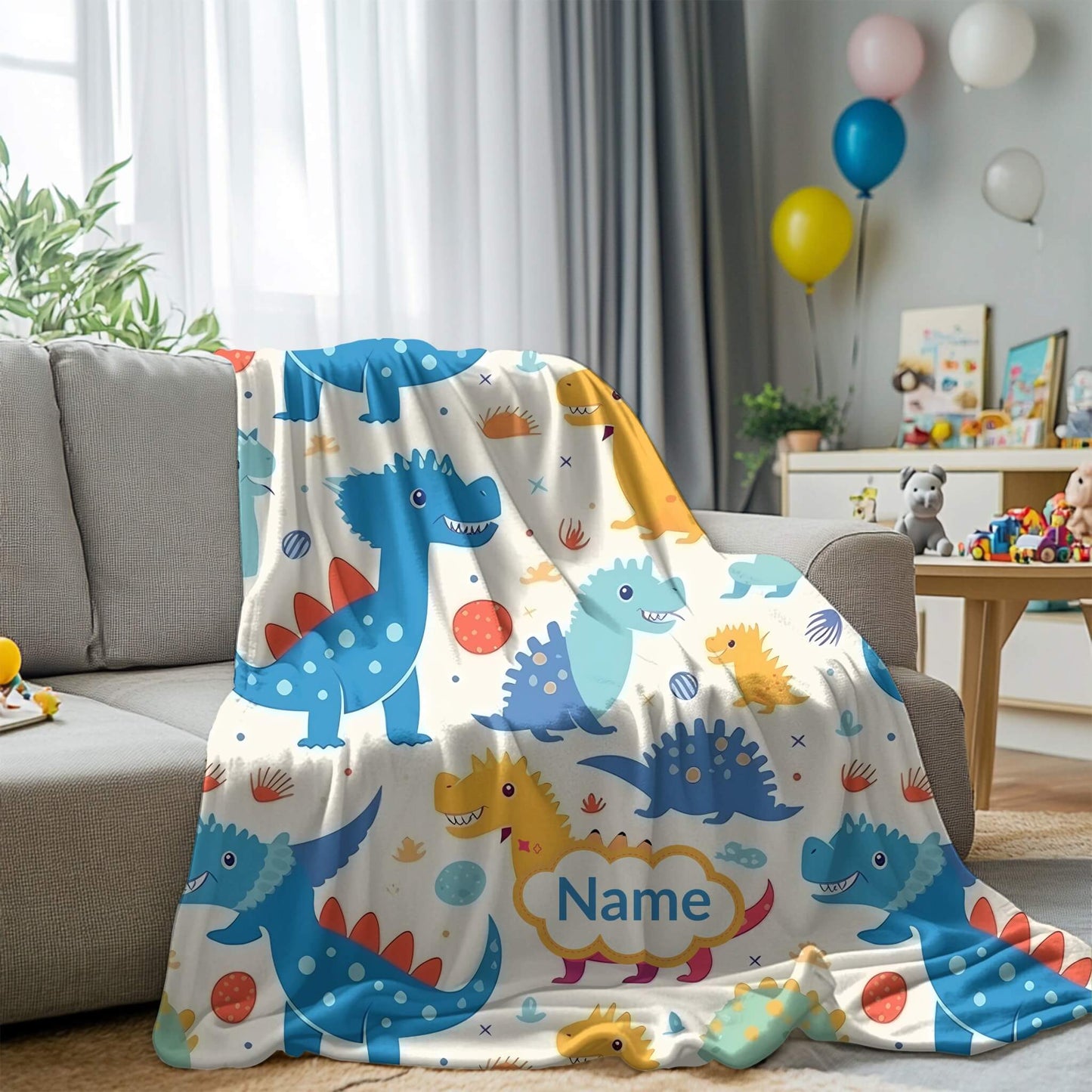 Custom Blanket | Dinosaur 9