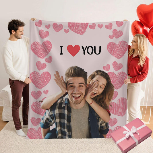 I Love You | Personalized Gift | Custom Blanket 1