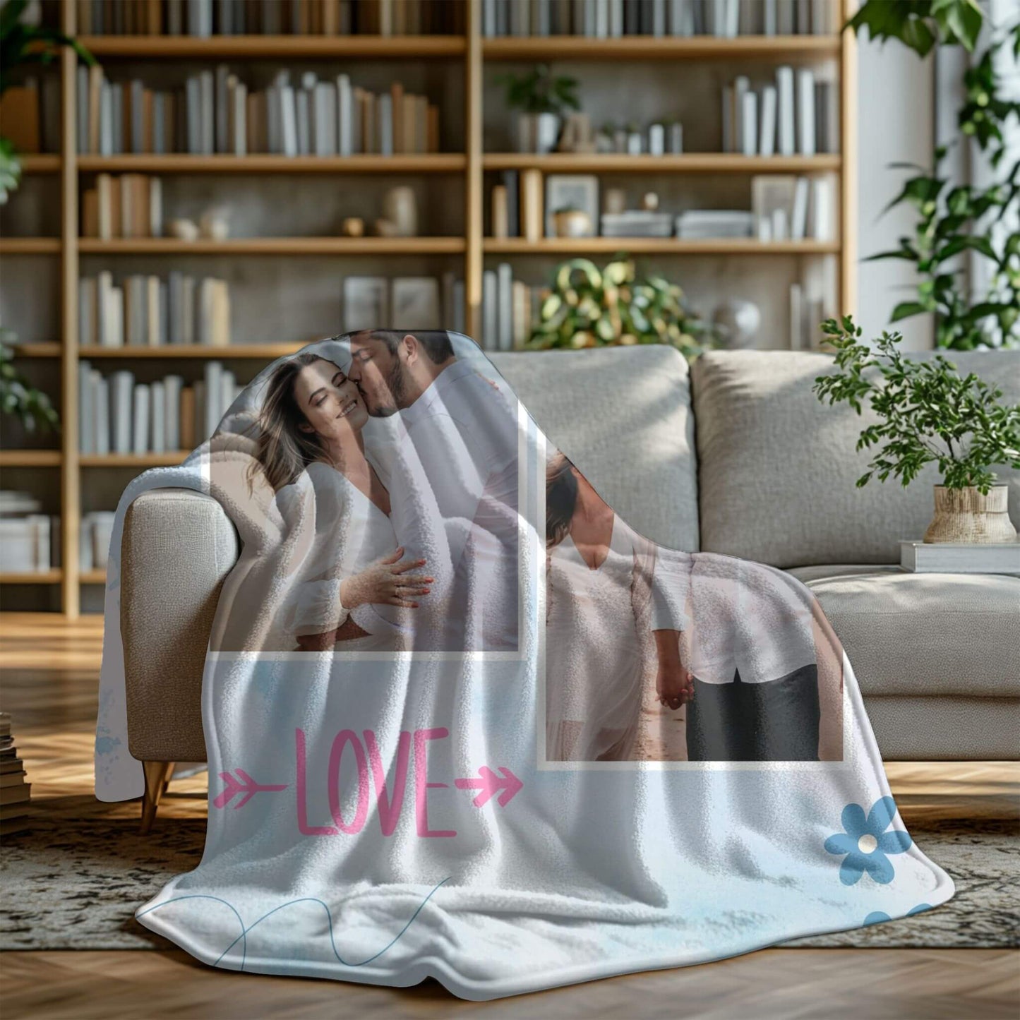 I Love You | Personalized Gift | Custom Blanket 13