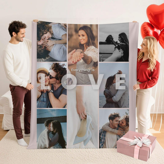 I Love You | Personalized Gift | Custom Blanket 14