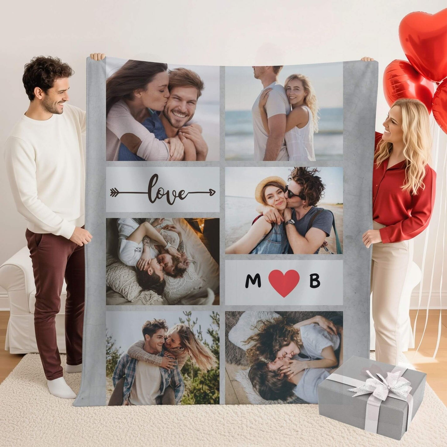 I Love You | Personalized Gift | Custom Blanket 15