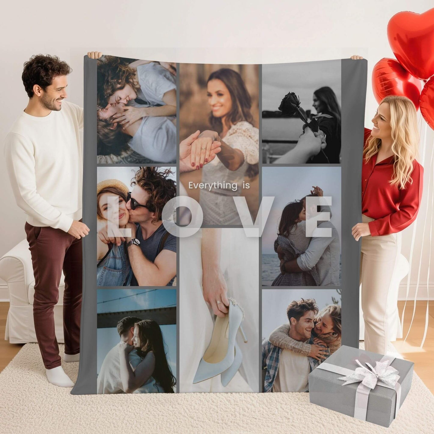 I Love You | Personalized Gift | Custom Blanket 16