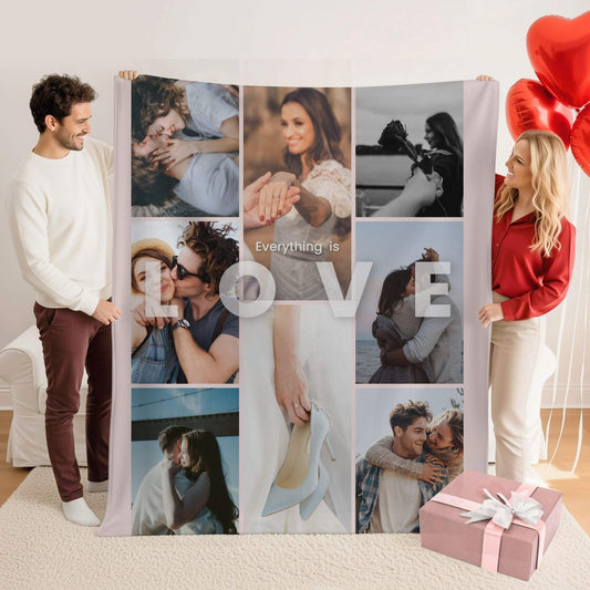 I Love You | Personalized Gift | Custom Blanket 16
