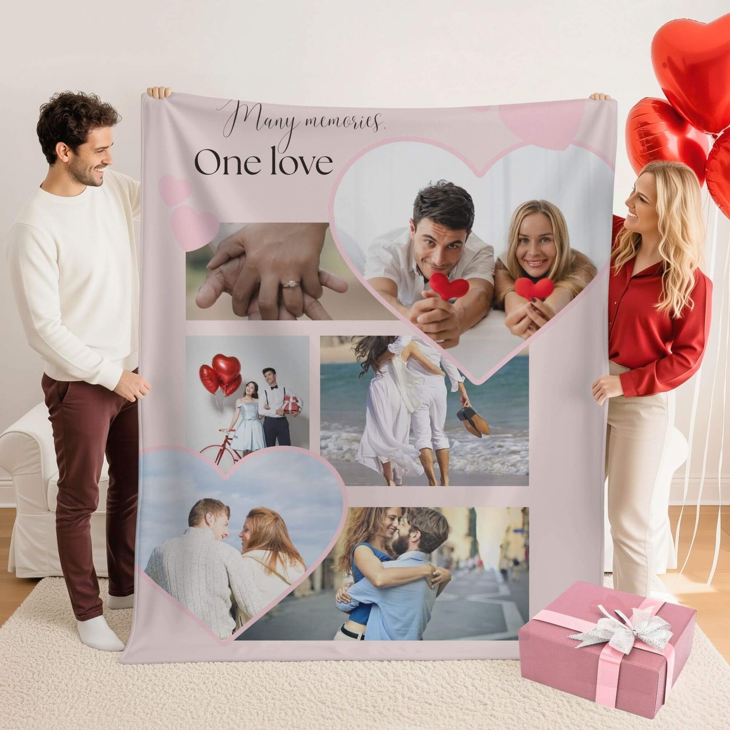 I Love You | Personalized Gift | Custom Blanket 17
