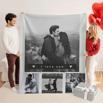 I Love You | Personalized Gift | Custom Blanket 18