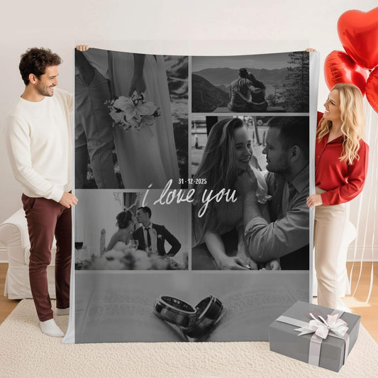 I Love You | Personalized Gift | Custom Blanket 19