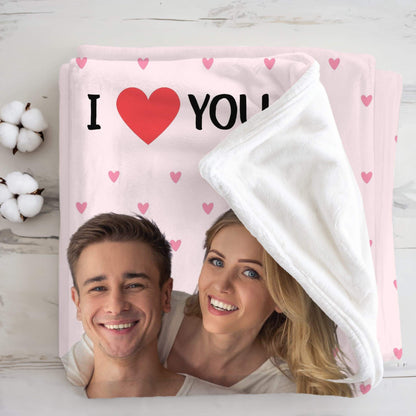 I Love You | Personalized Gift | Custom Blanket 3