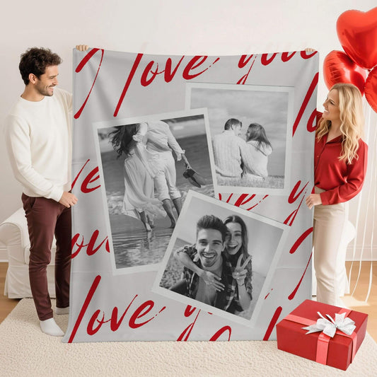 I Love You | Personalized Gift | Custom Blanket 20