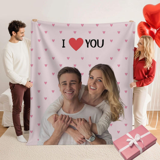 I Love You | Personalized Gift | Custom Blanket 2