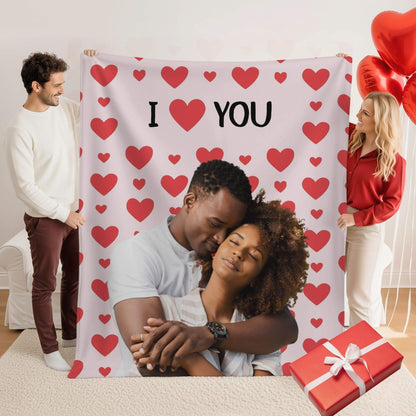 I Love You | Personalized Gift | Custom Blanket 3