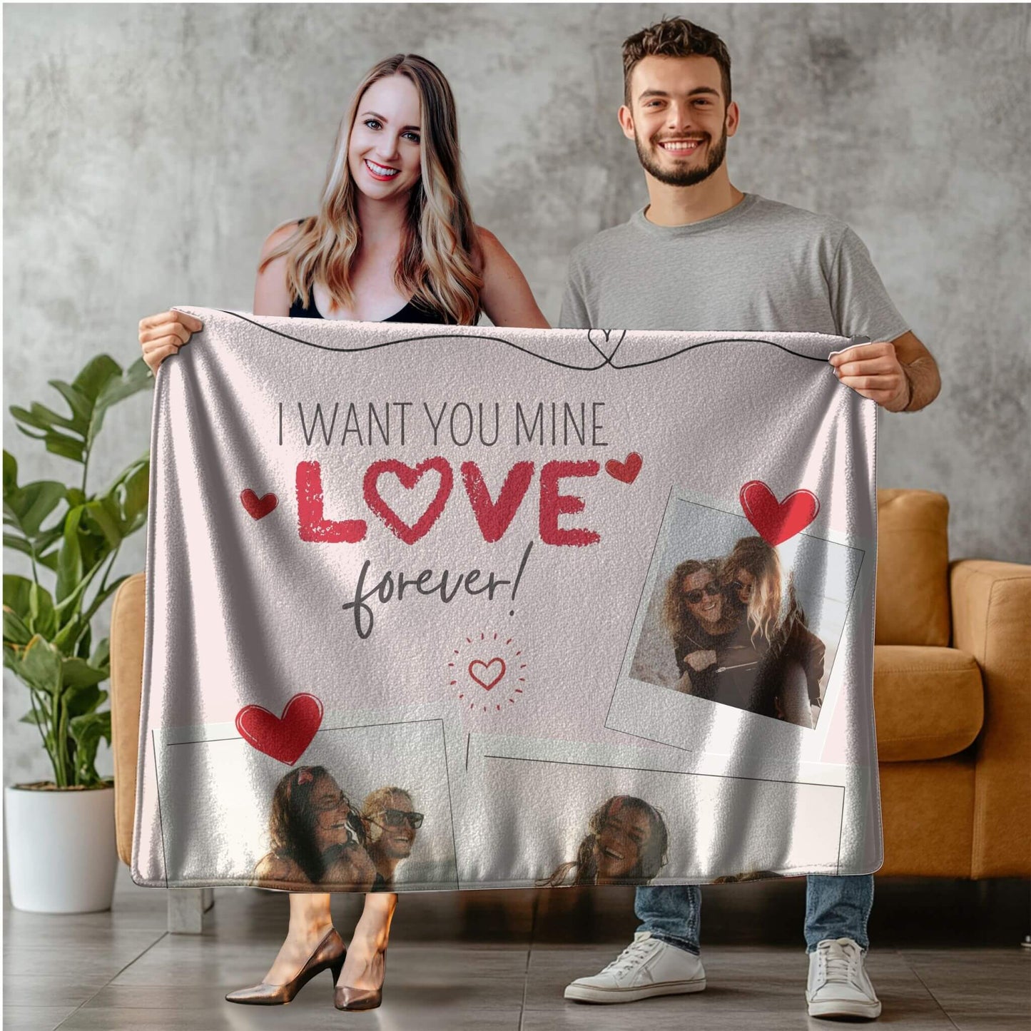 I Love You | Personalized Gift | Custom Blanket 4