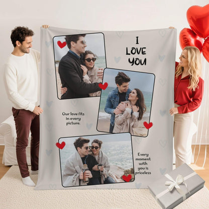 I Love You | Personalized Gift | Custom Blanket 5