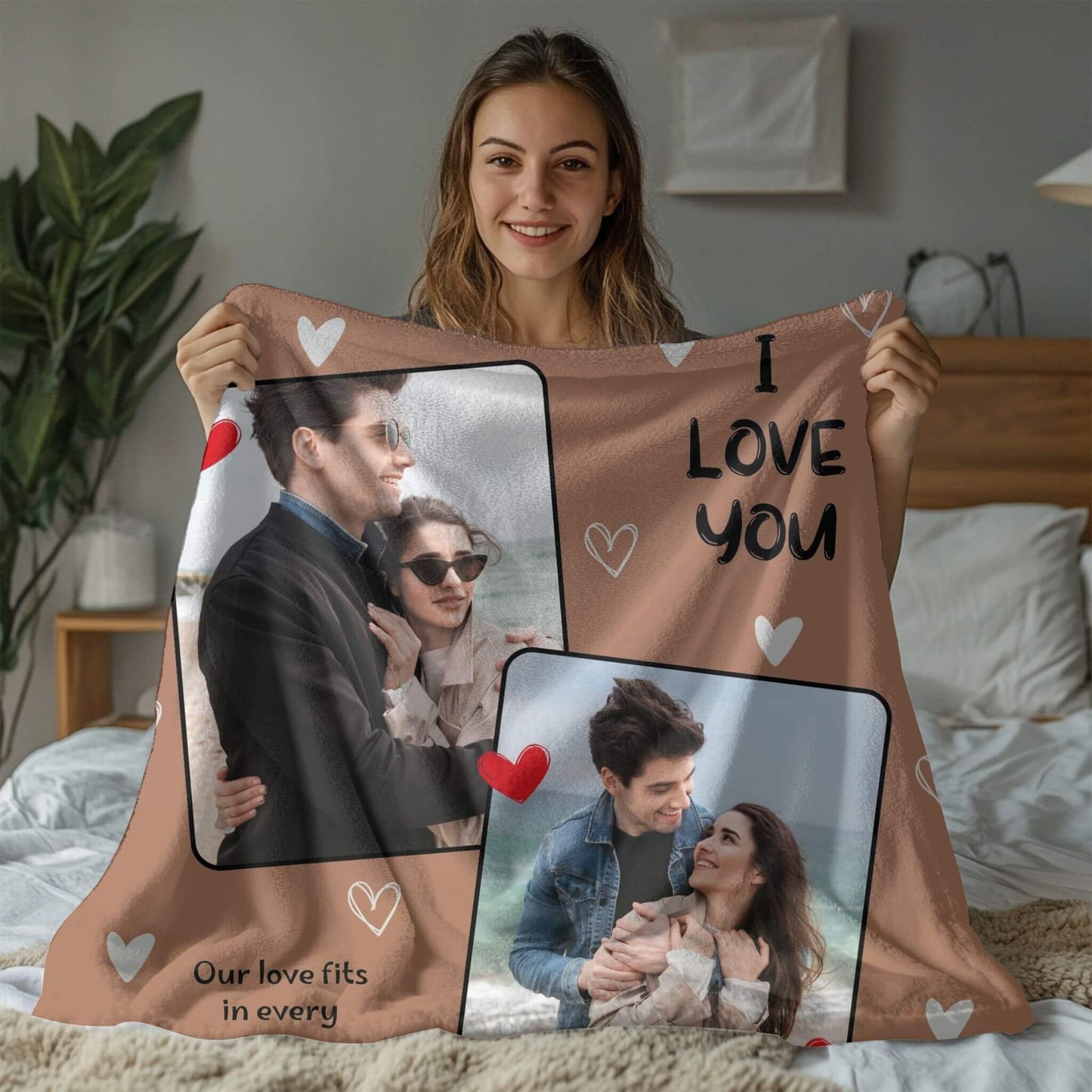 I Love You | Personalized Gift | Custom Blanket 5