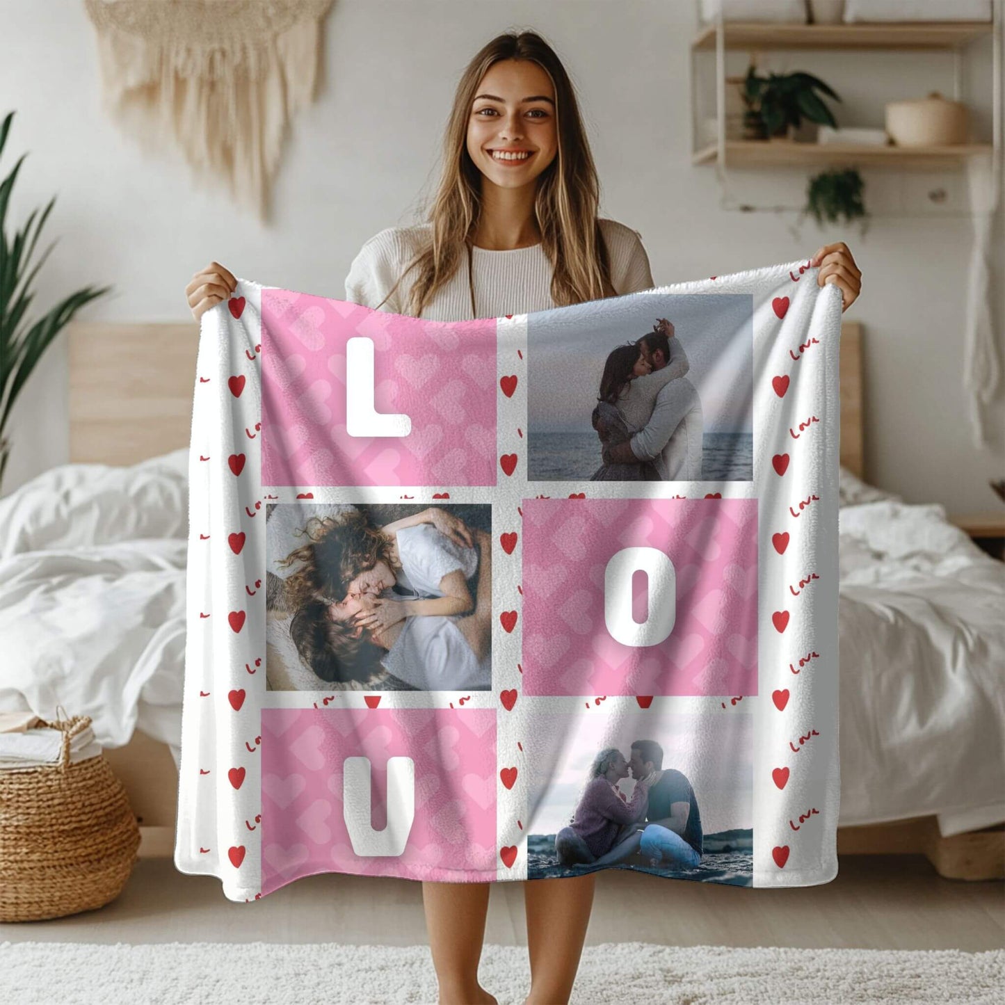I Love You | Personalized Gift | Custom Blanket 6