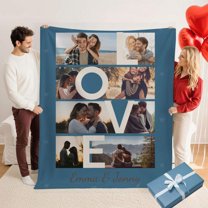 I Love You | Personalized Gift | Custom Blanket 7