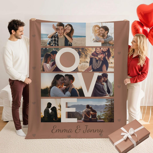 I Love You | Personalized Gift | Custom Blanket 7