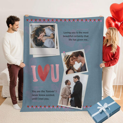 I Love You | Personalized Gift | Custom Blanket 9