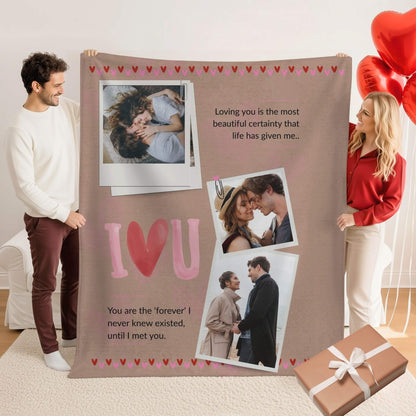 I Love You | Personalized Gift | Custom Blanket 9