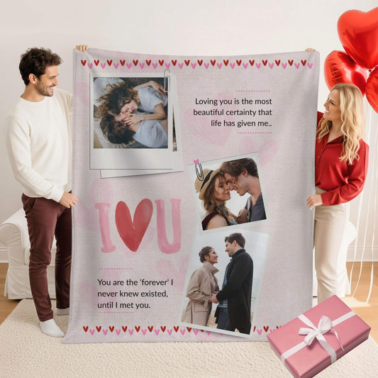 I Love You | Personalized Gift | Custom Blanket 9