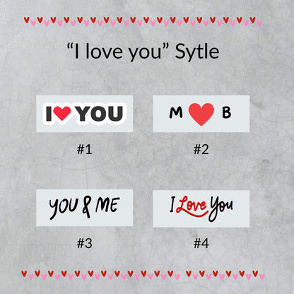 I Love You | Personalized Gift | Custom Blanket 15