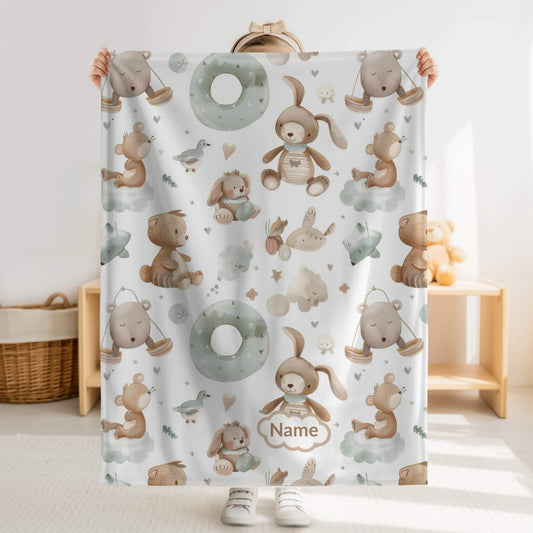 Custom Blanket | Teddy Bear 1