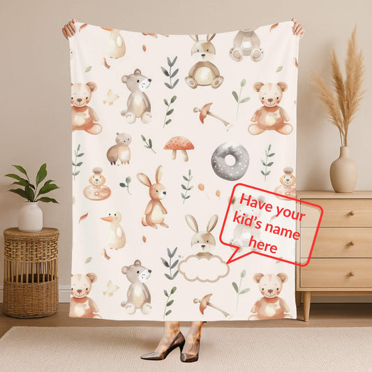 Custom Blanket | Teddy Bear 5