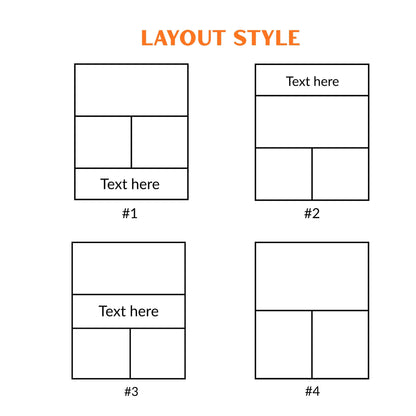 Personalized Photo Blanket - 3 Collages