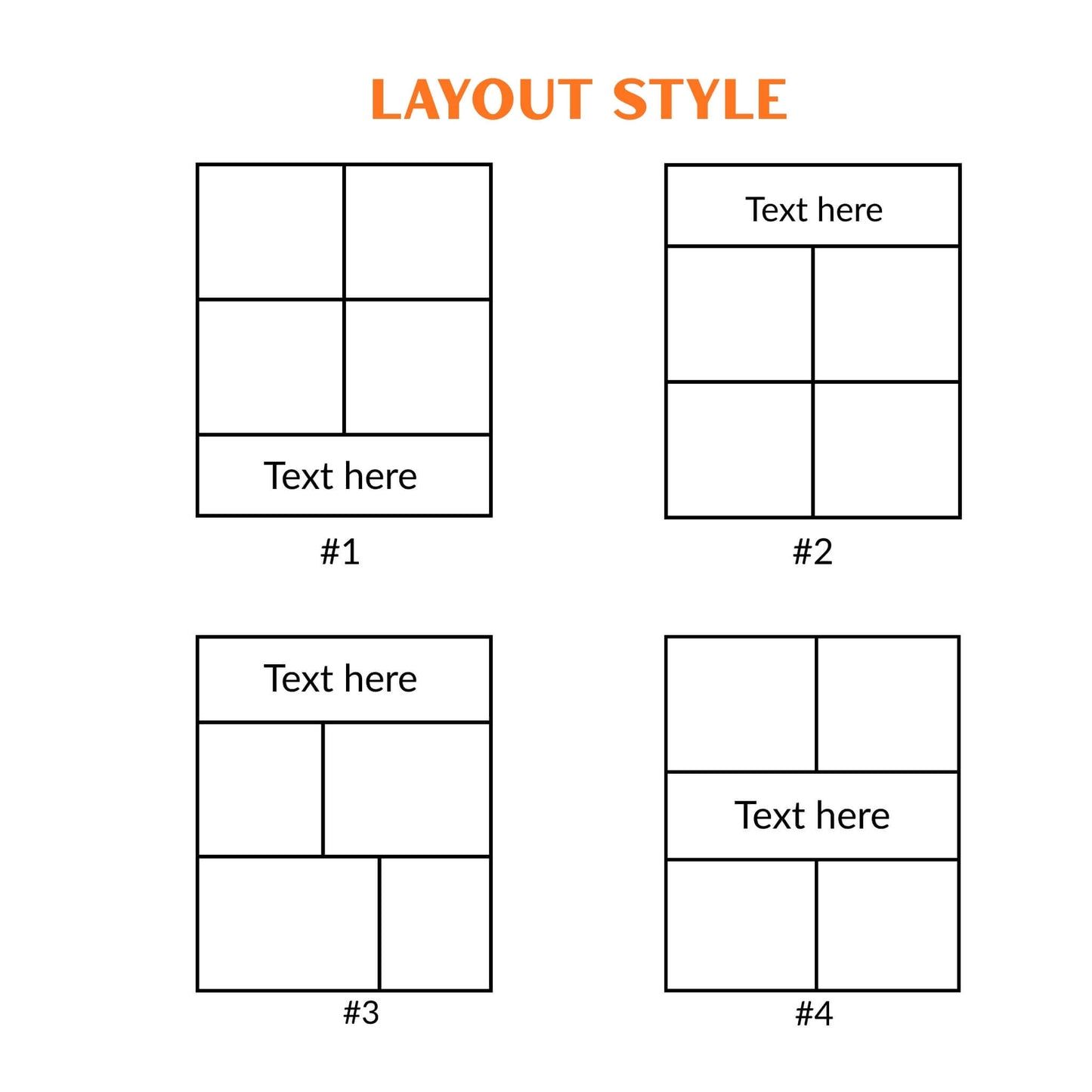 Personalized Photo Blanket - 4 Collages