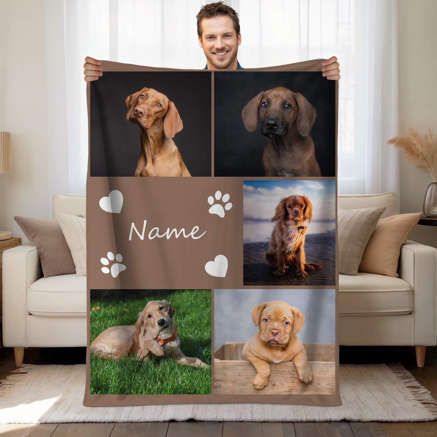 Pet Photo Blanket l 5 photos