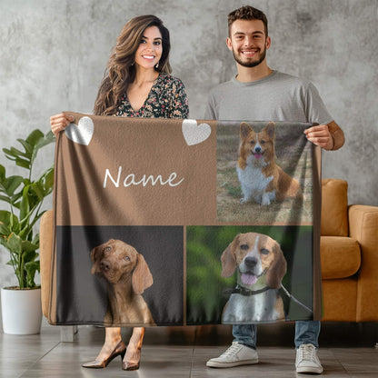 Pet Photo Blanket l 5 photos