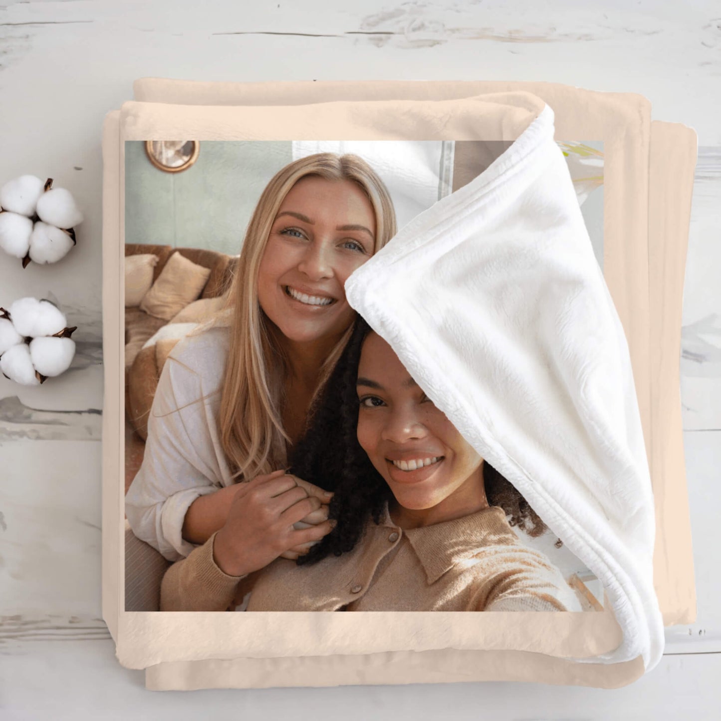 Personalized Photo Blanket - 4 Collages