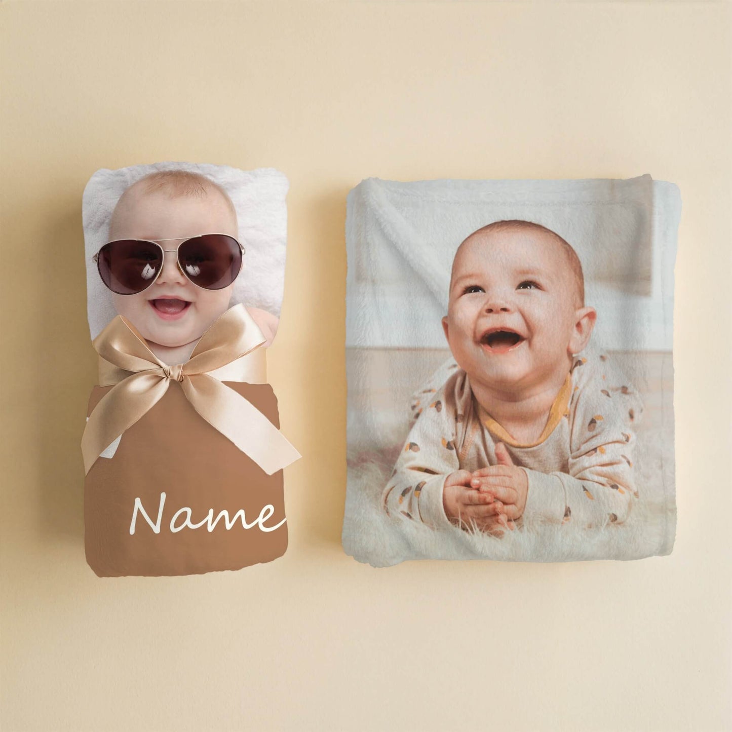 Personalized Photo Blanket - 2 Collages